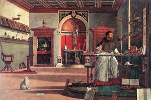 Vision of St. Augustine by Vittore Carpaccio